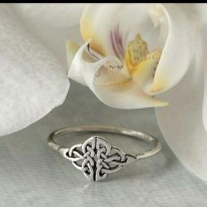 New Celtic Knot Silver Ring.